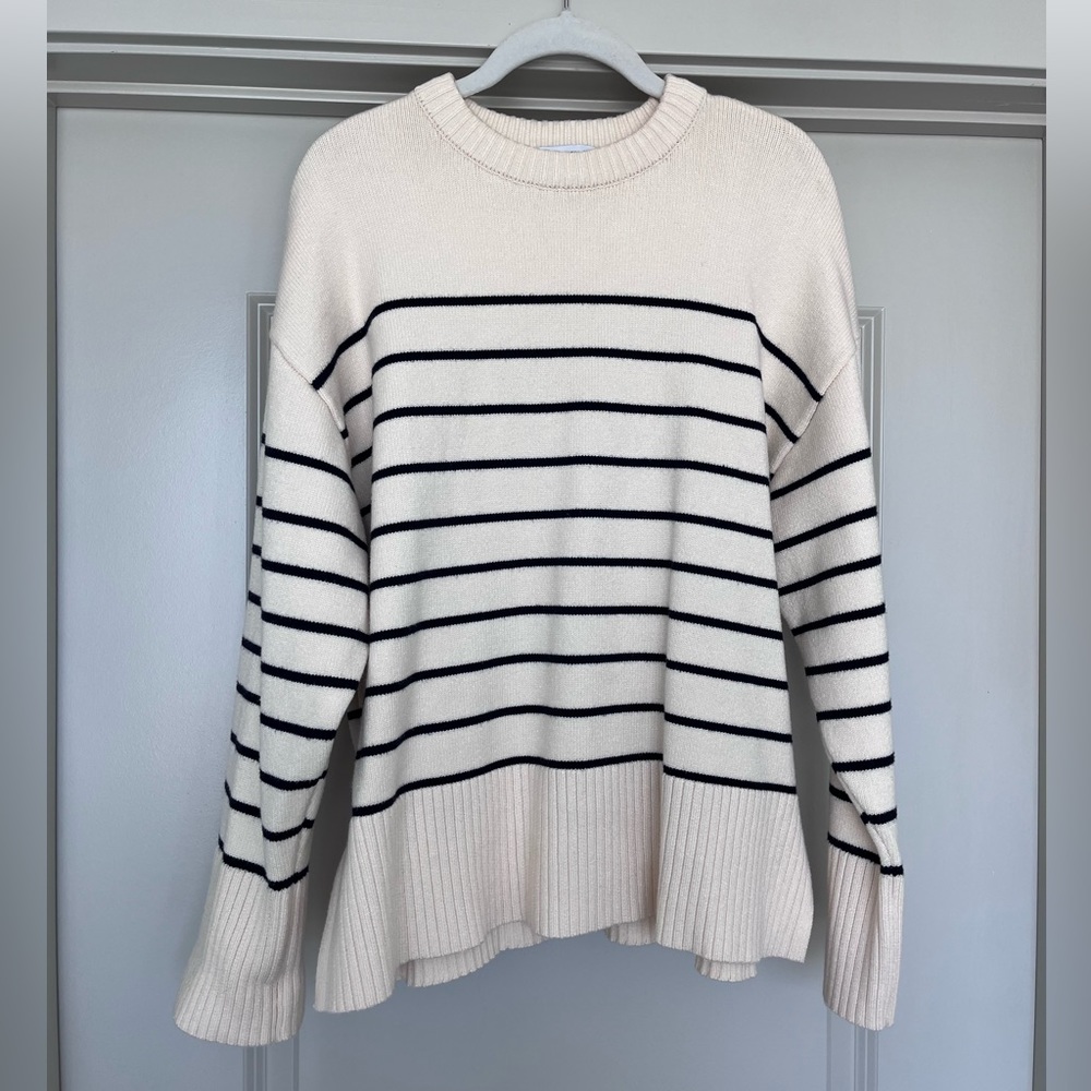 Zara striped knit sweater style 3519/126